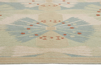 11 x 12 Scandinavian Modern Swedish Inspired Kilim Rug 31102