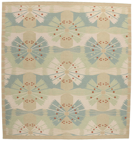 11 x 12 Scandinavian Modern Swedish Inspired Kilim Rug 31102