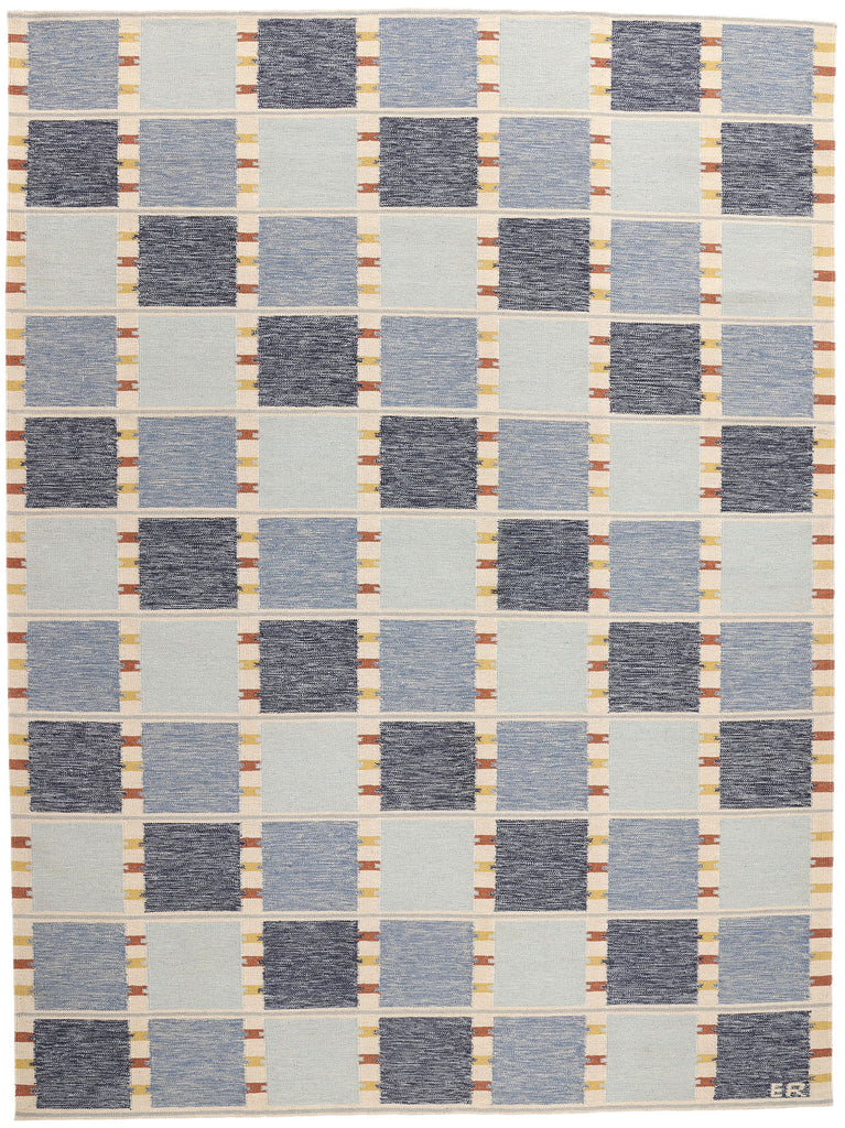 10 x 14 Scandinavian Modern Swedish Inspired Kilim Rug 31121