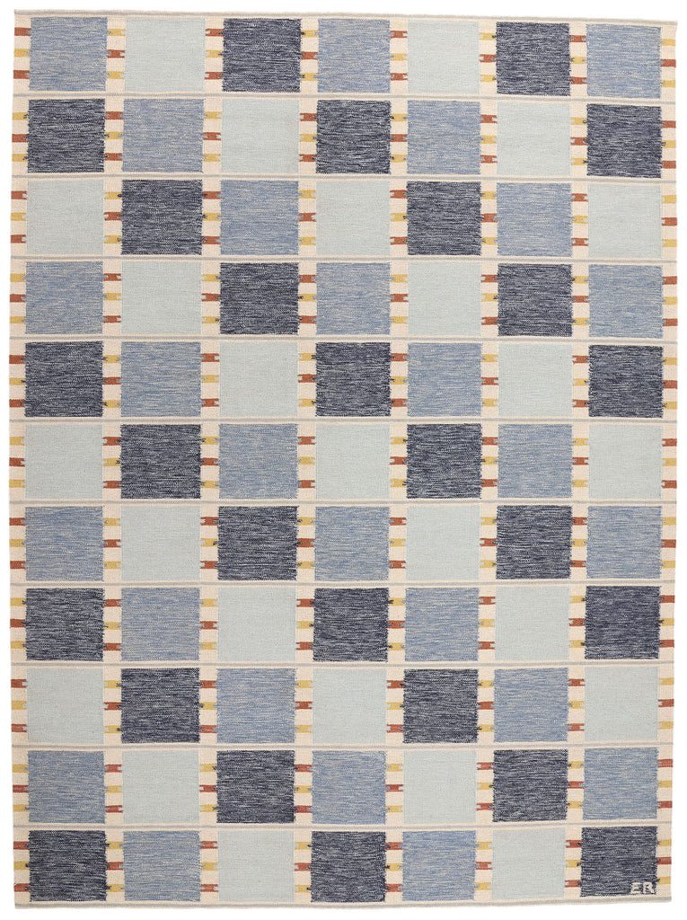 10 x 14 Scandinavian Modern Swedish Inspired Kilim Rug 31123