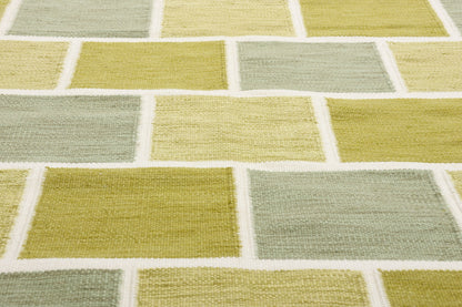 10 x 14 Scandinavian Modern Swedish Inspired Kilim Rug 31341