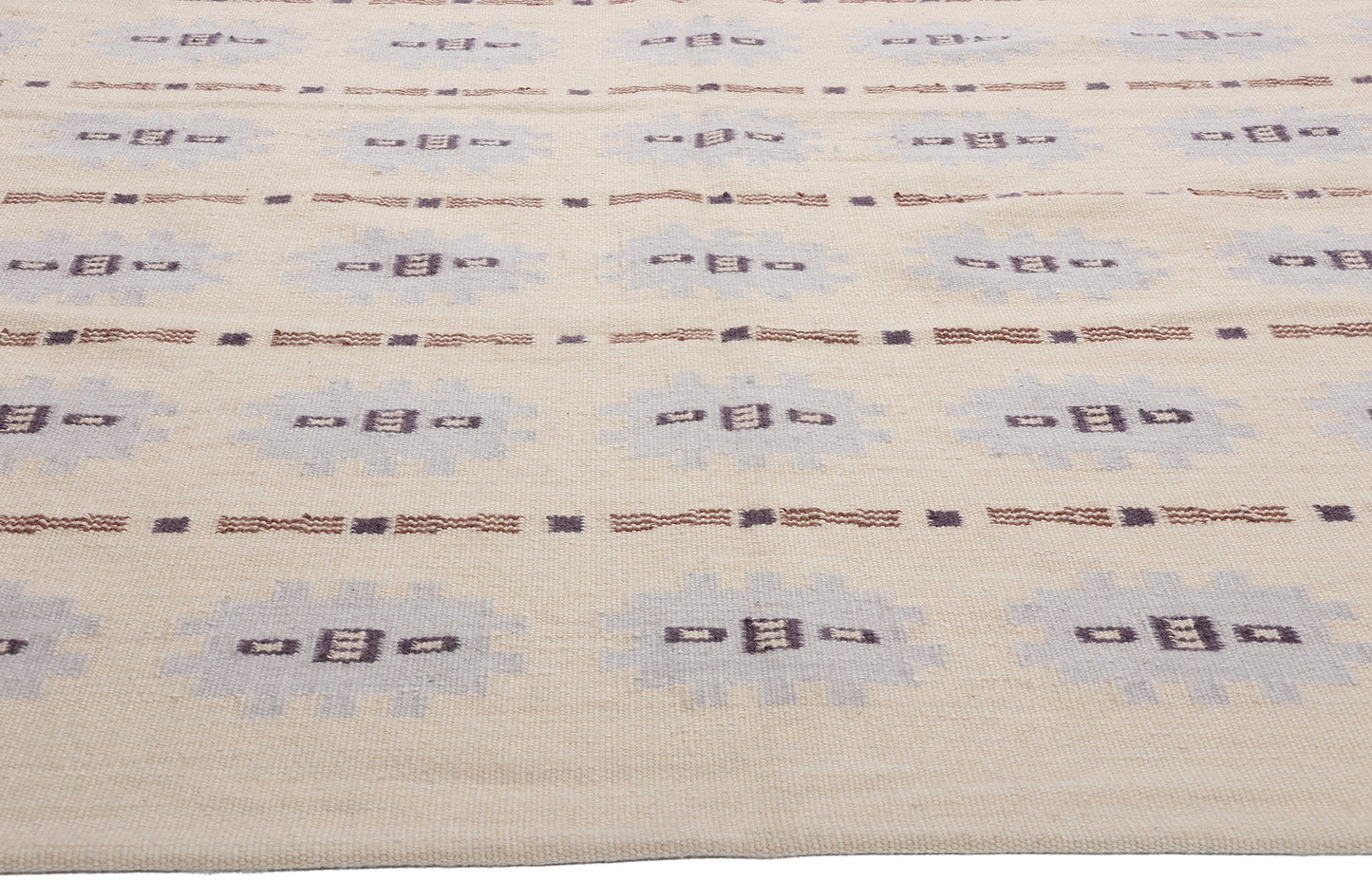 12 x 15 Scandinavian Modern Swedish Inspired Kilim Rug 31329