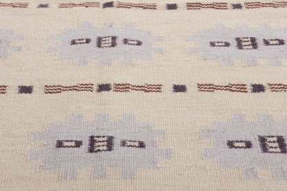 12 x 15 Scandinavian Modern Swedish Inspired Kilim Rug 31329
