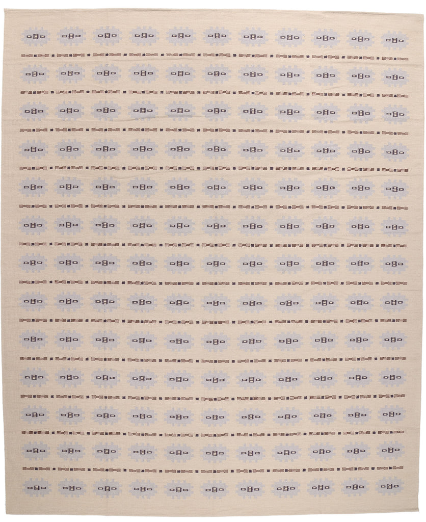 12 x 15 Scandinavian Modern Swedish Inspired Kilim Rug 31329