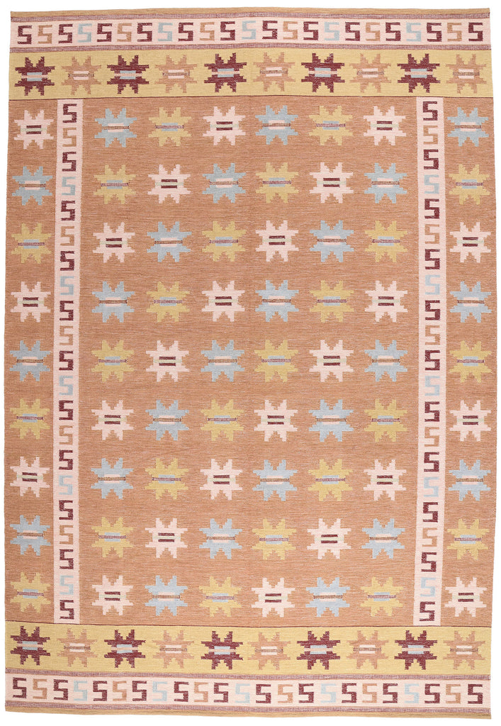 12 x 18 Scandinavian Modern Swedish Inspired Kilim Rug 31347