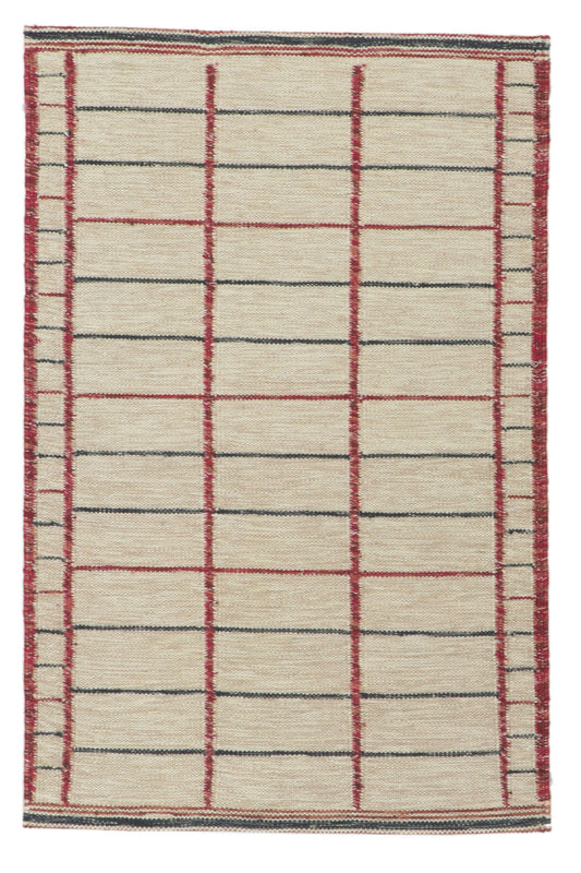 3 x 5 Scandinavian Modern Swedish Inspired Kilim Rug 30808