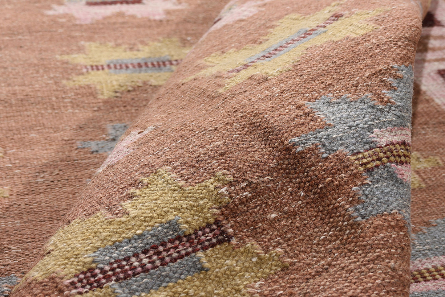 9 x 11 Scandinavian Modern Swedish Inspired Kilim Rug 30679