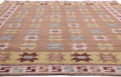 9 x 11 Scandinavian Modern Swedish Inspired Kilim Rug 30679