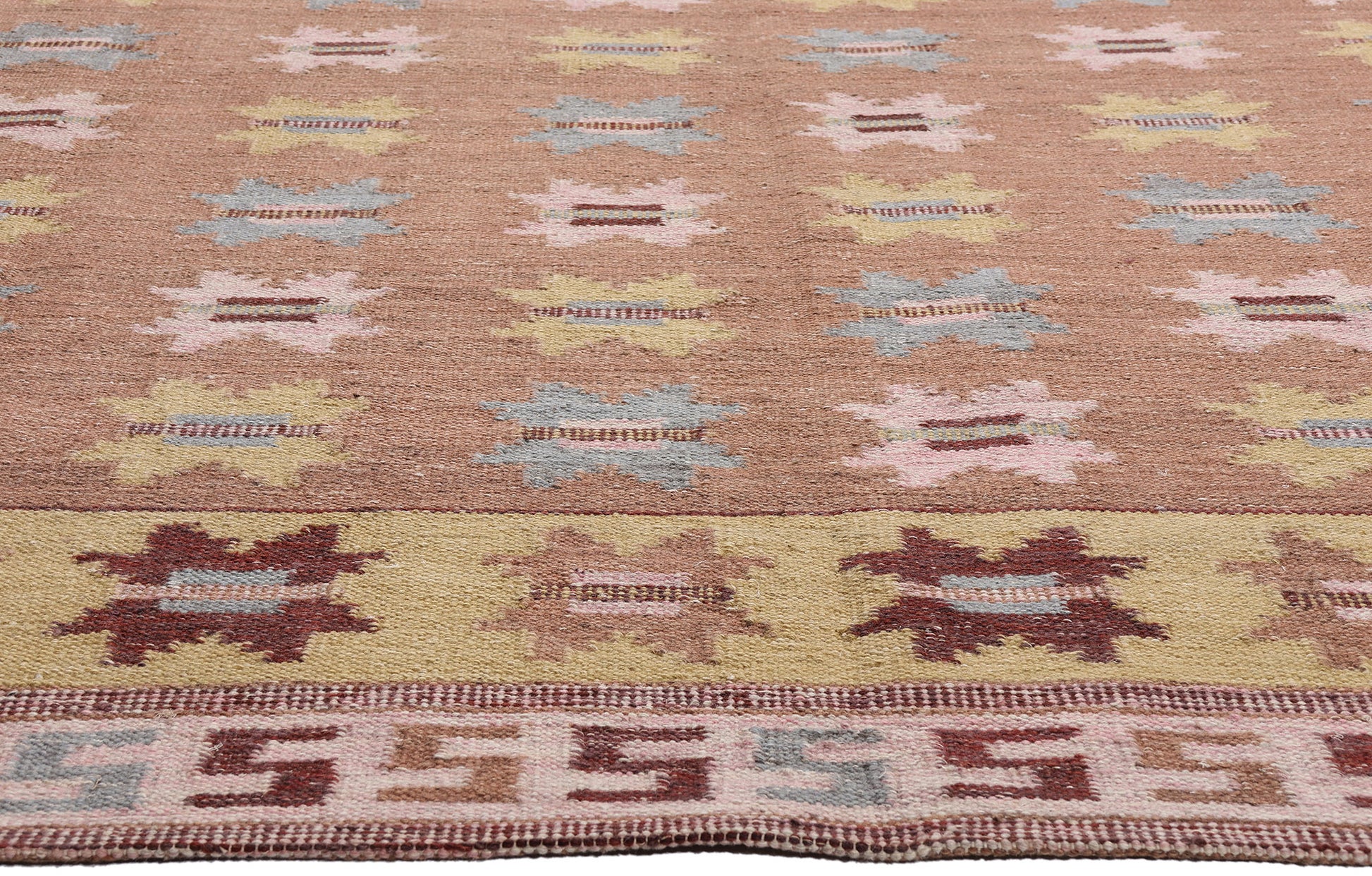 9 x 11 Scandinavian Modern Swedish Inspired Kilim Rug 30679