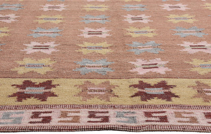 9 x 11 Scandinavian Modern Swedish Inspired Kilim Rug 30679