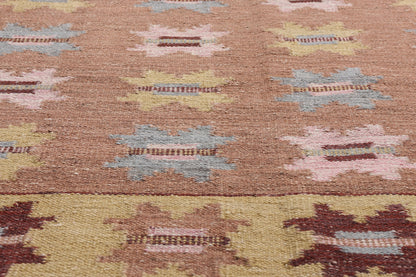 9 x 11 Scandinavian Modern Swedish Inspired Kilim Rug 30679