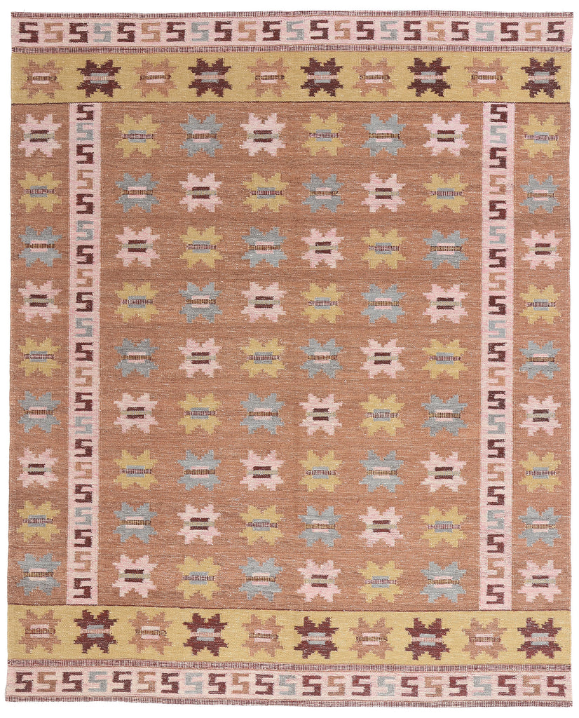 9 x 11 Scandinavian Modern Swedish Inspired Kilim Rug 30679