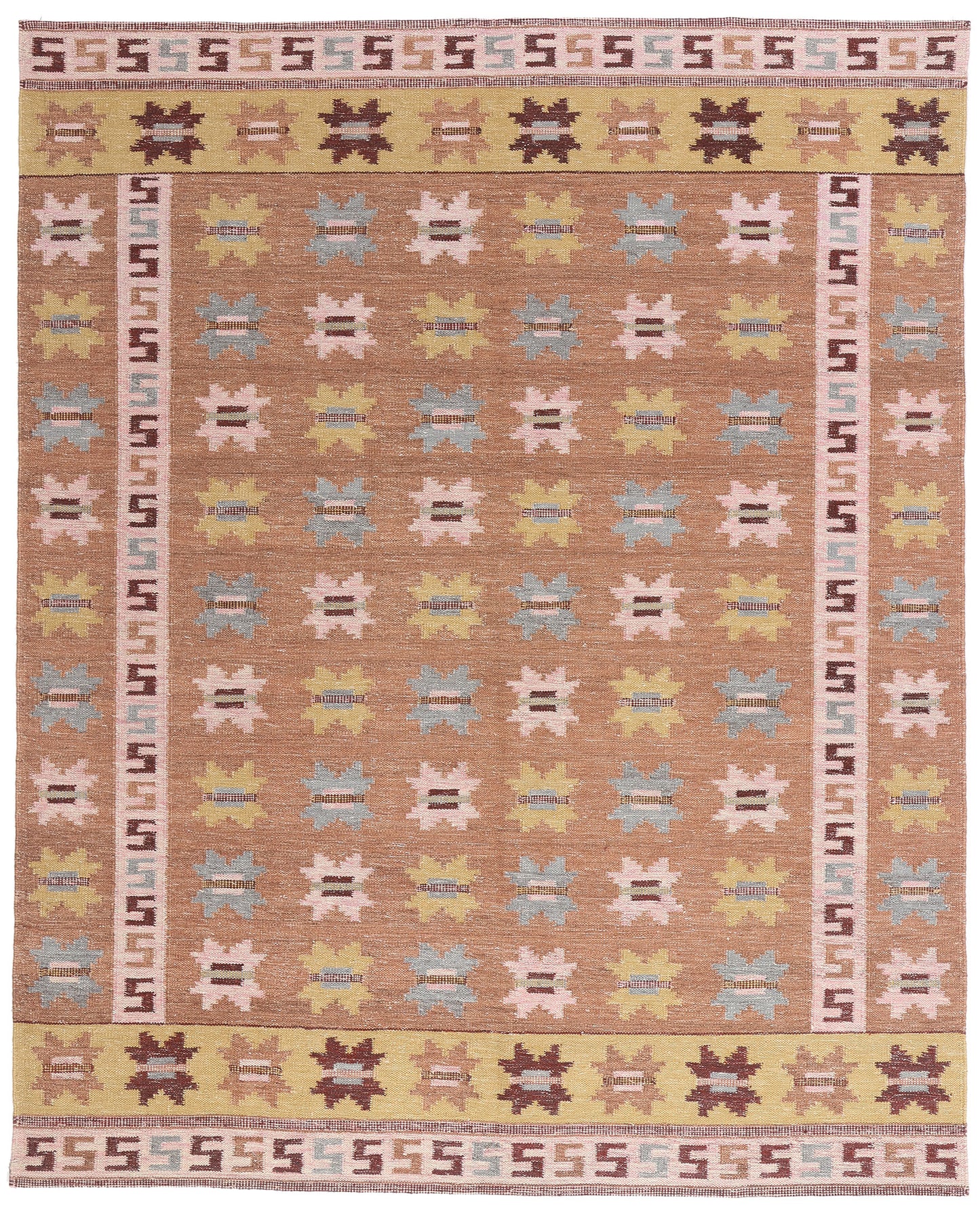 9 x 11 Scandinavian Modern Swedish Inspired Kilim Rug 30679