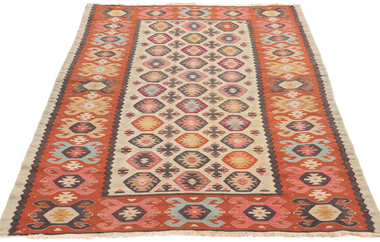 3 x 5 Vintage Turkish Kilim Rug 78938