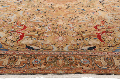 11 x 15 Vintage Persian Tabriz Rug 79014