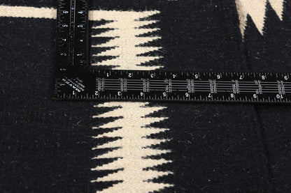 8 x 11 Modern Two Grey Hills Navajo-Style Kilim Rug 81120