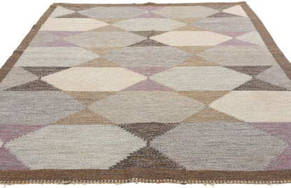 5 x 8 Ulla Parkdal Vintage Swedish Rollakan Rug 79058