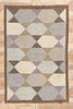 5 x 8 Ulla Parkdal Vintage Swedish Rollakan Rug 79058