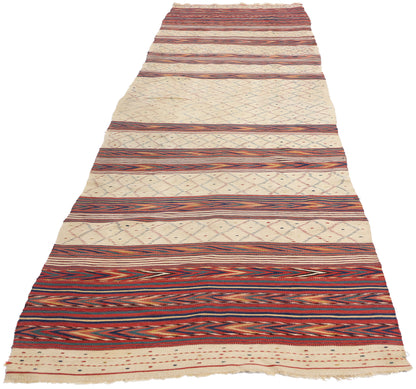 3 x 12 Antique Uzbekistan Tatari Safid Kilim Rug 78949