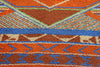 4 x 5 Vintage Southwest Sunrise American Hooked Rug 79015