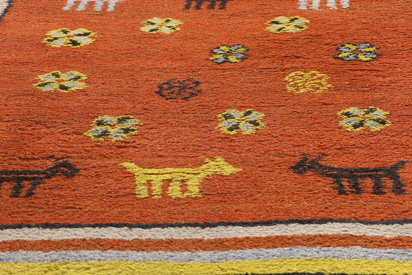 3 x 5 Vintage Tikdift Moroccan Rug 79187