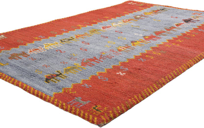 5 x 8 Vintage Tikdift Moroccan Rug 79186