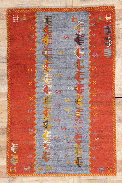 5 x 8 Vintage Tikdift Moroccan Rug 79186
