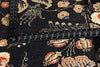 10 x 13 Vintage Black Pakistani Tabriz Rug 79282