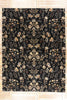 10 x 13 Vintage Black Pakistani Tabriz Rug 79282