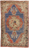 5 x 8 Vintage Blue Turkish Oushak Rug 52256