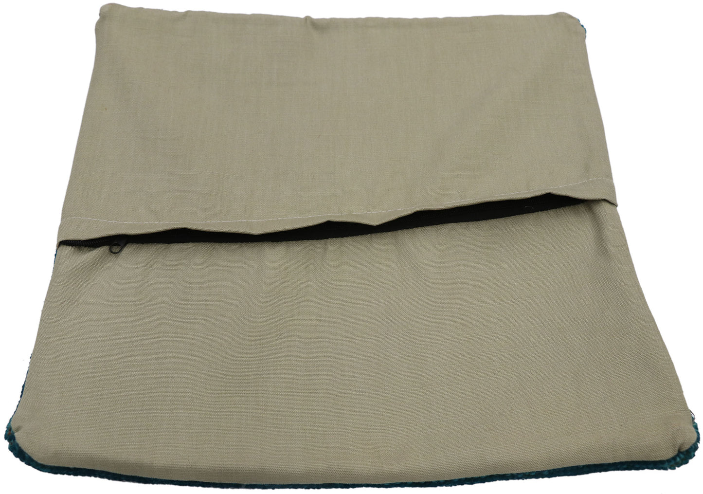 2 x 2 - Blue Vintage Turkish Pillow Rug - 53637