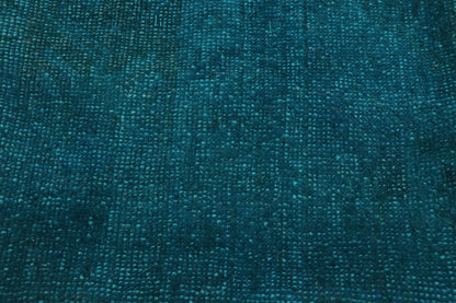 2 x 2 - Blue Vintage Turkish Pillow Rug - 53637