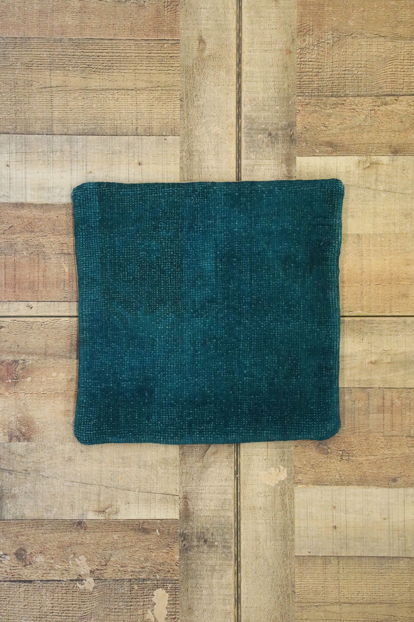 2 x 2 - Blue Vintage Turkish Pillow Rug - 53637