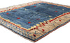 5 x 6 Blue Vintage Persian Gabbeh Rug 61542