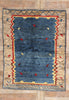 5 x 6 Blue Vintage Persian Gabbeh Rug 61542