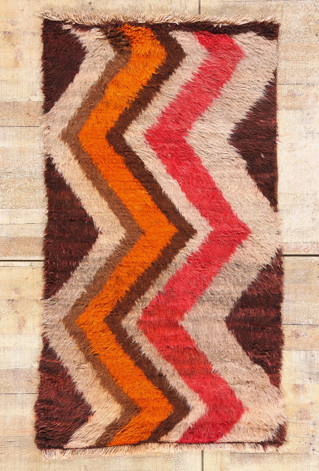 3 x 5 Vintage Boujad Moroccan Rug 79188
