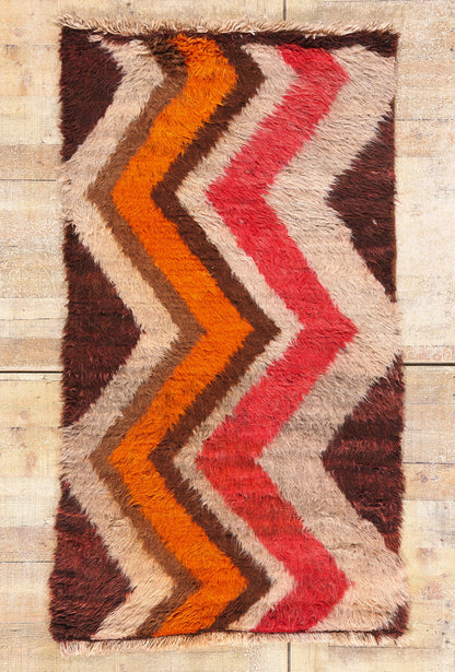 3 x 5 Vintage Boujad Moroccan Rug 79188