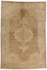 5 x 7 Vintage Brown Turkish Oushak Rug 52071