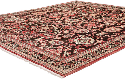 7 x 7 Brown Vintage Persian Sultanabad Rug 61413