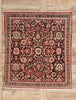7 x 7 Brown Vintage Persian Sultanabad Rug 61413