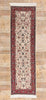 3 x 9 Ivory Vintage Chinese Tabriz Rug 79322