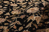 9 x 11 Black Vintage Chinese Tabriz Rug 79323