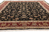 9 x 11 Black Vintage Chinese Tabriz Rug 79323