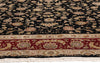 9 x 11 Black Vintage Chinese Tabriz Rug 79323