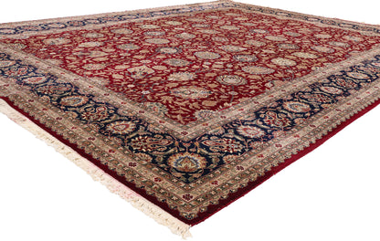 9 x 12 Red Vintage Chinese Tabriz Rug 77369