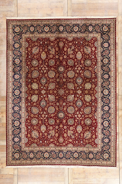 9 x 12 Red Vintage Chinese Tabriz Rug 77369