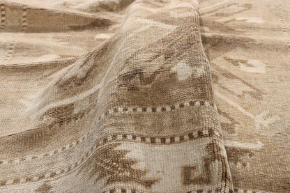 6 x 11 Brown Vintage Turkish Kars Rug 53715