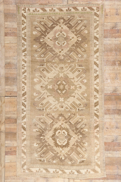 6 x 11 Brown Vintage Turkish Kars Rug 53715