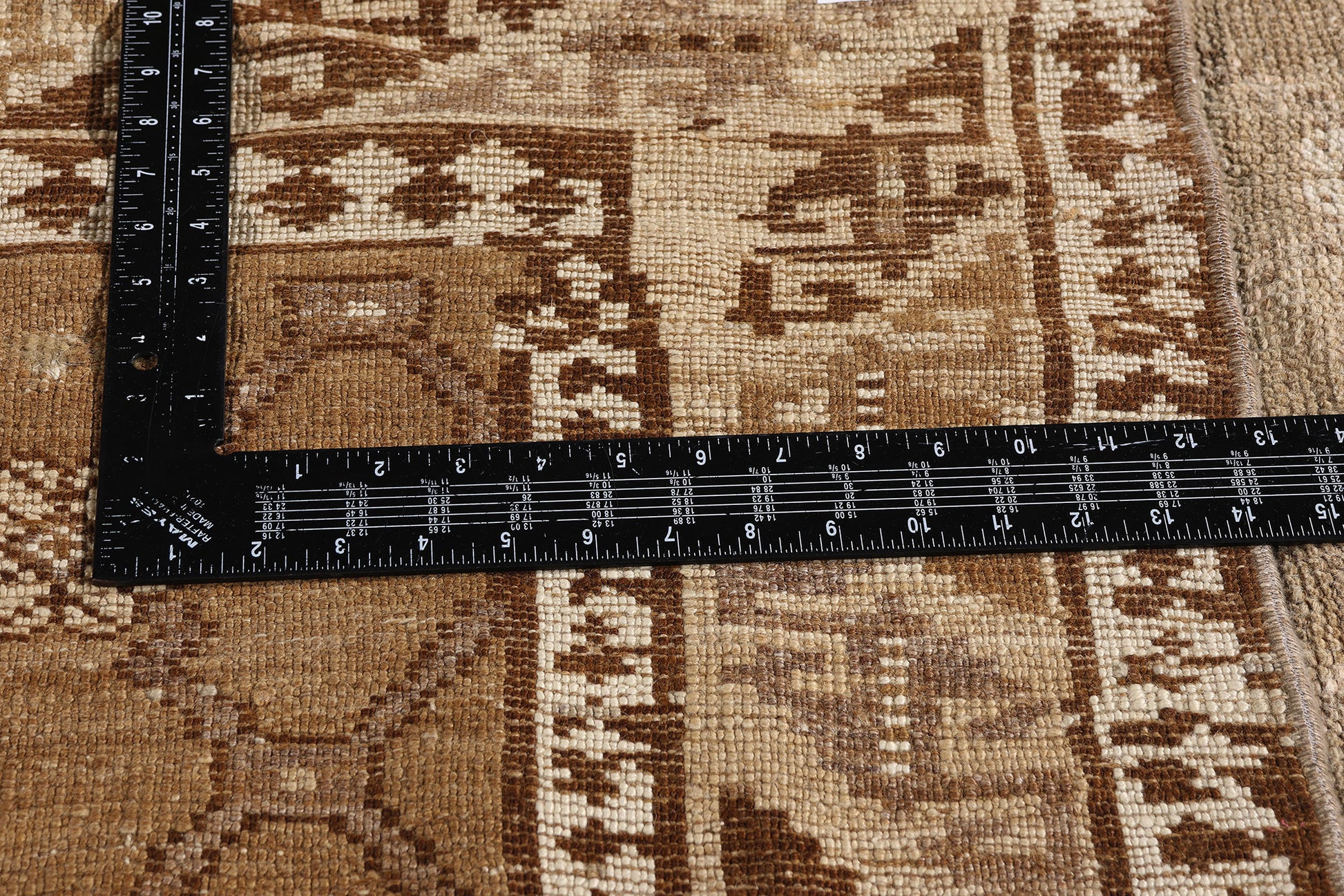 5 x 11 Brown Vintage Turkish Kars Rug  53723