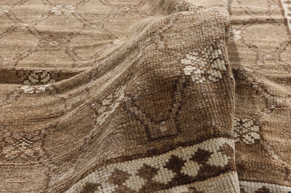 5 x 11 Brown Vintage Turkish Kars Rug  53723